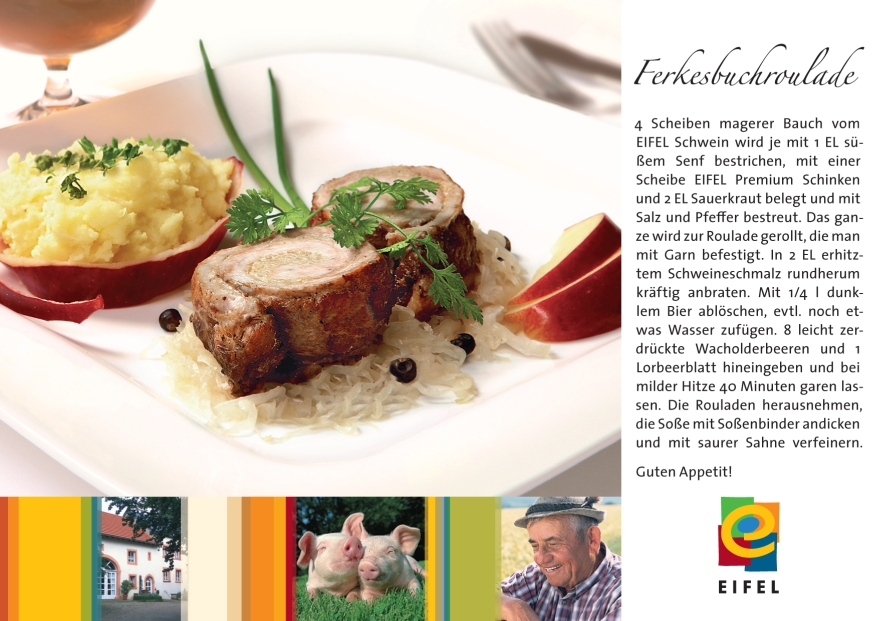 Ferkesbuchroulade vom EIFEL Schwein