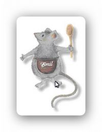 Senfmaus Emil der Historischen Senfmühle Monschau