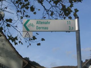 Fahrradwegweiser - Eifel - RLP