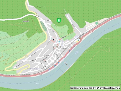 Lageplan der Burg Coraidelstein