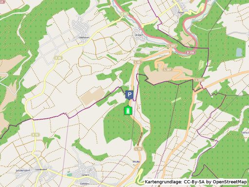 Lageplan Burg Neublankenheim