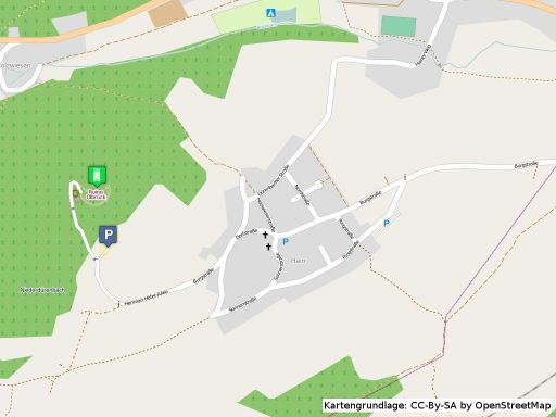 Lageplan Burg Olbrück