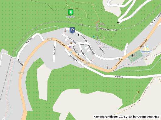 Lageplan der Philippsburg in Monreal