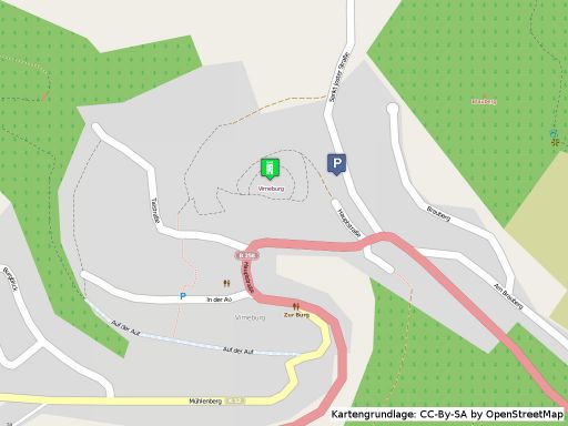 Lageplan der Virneburg