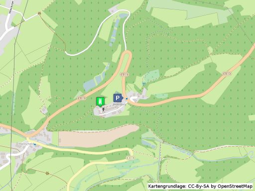 Lageplan der Burg Wildenburg